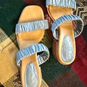 Women's Poppy Barley Blue Sandals